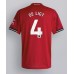 Manchester United Matthijs de Ligt #4 Hjemmedrakt 2025-26 Korte ermer